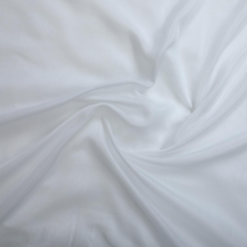 White Color Modal Silk Fabric
