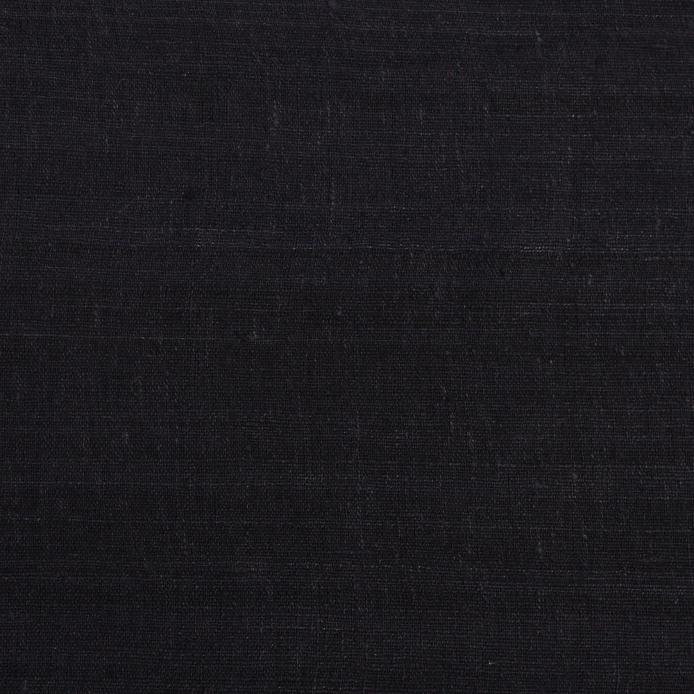 Black Color Matka Silk Fabric