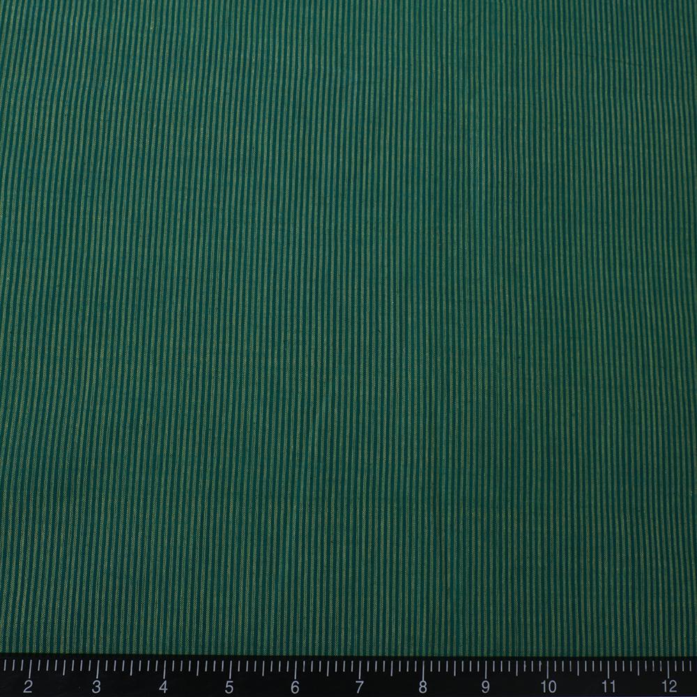 Green-Yellow Color Mangalgiri Cotton Fabric