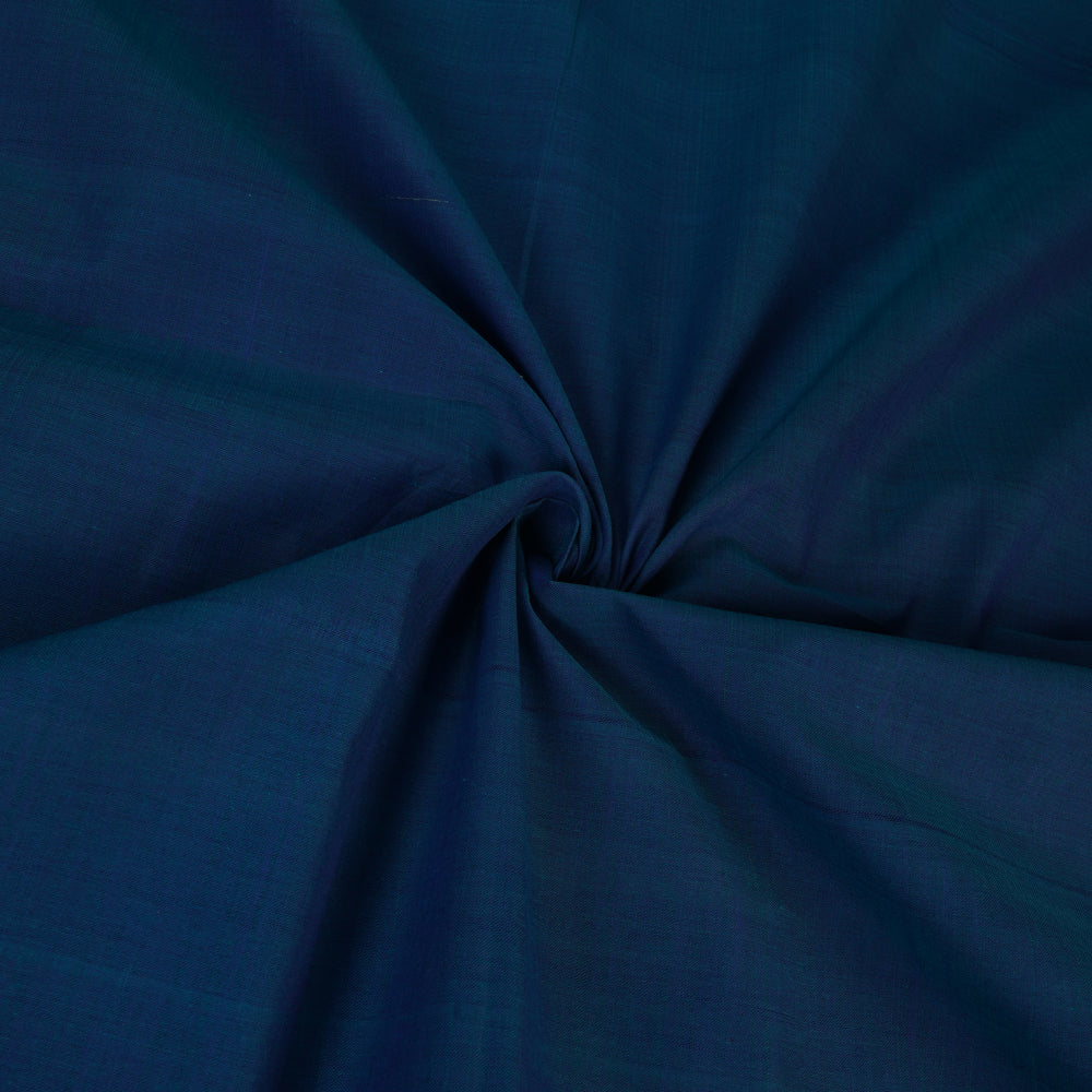 Teal Blue Color Mangalgiri Cotton Fabric