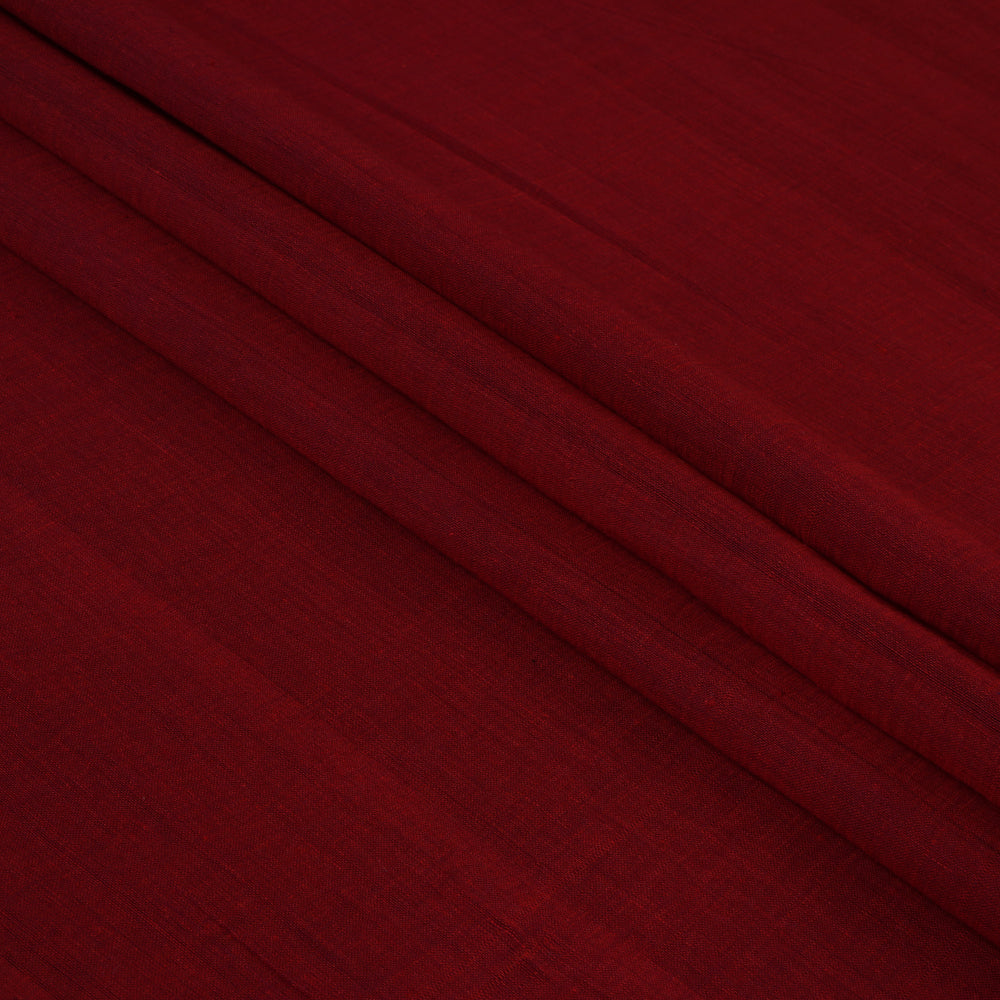 Crimson Color Mangalgiri Cotton Fabric
