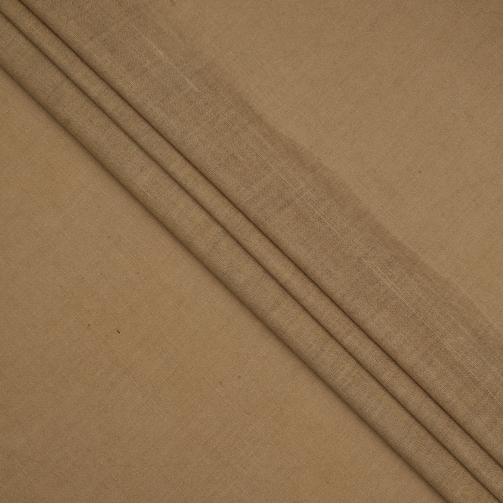 Dust Color Handwoven Handspun Cotton Fabric