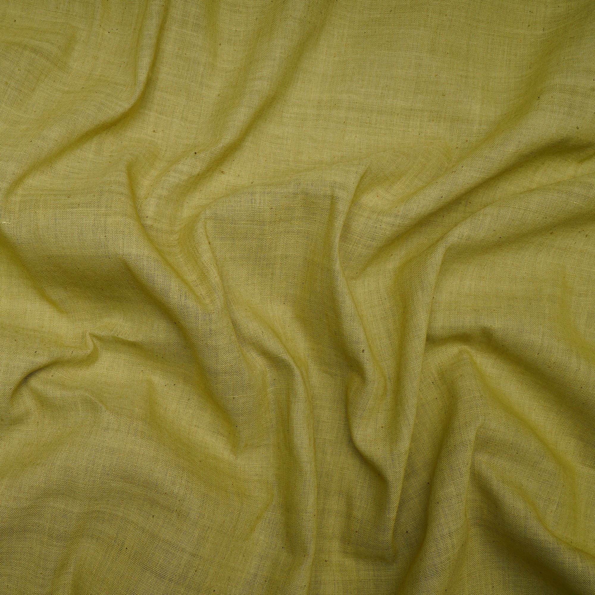 Daiquiri Green Handspun Handwoven Muslin Cotton Fabric