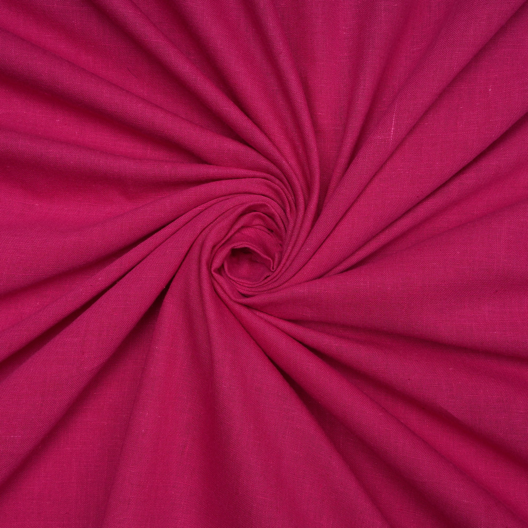 Dark Pink Handspun Handwoven Muslin Cotton FabricCream Handwoven Muslin Cotton Fabric