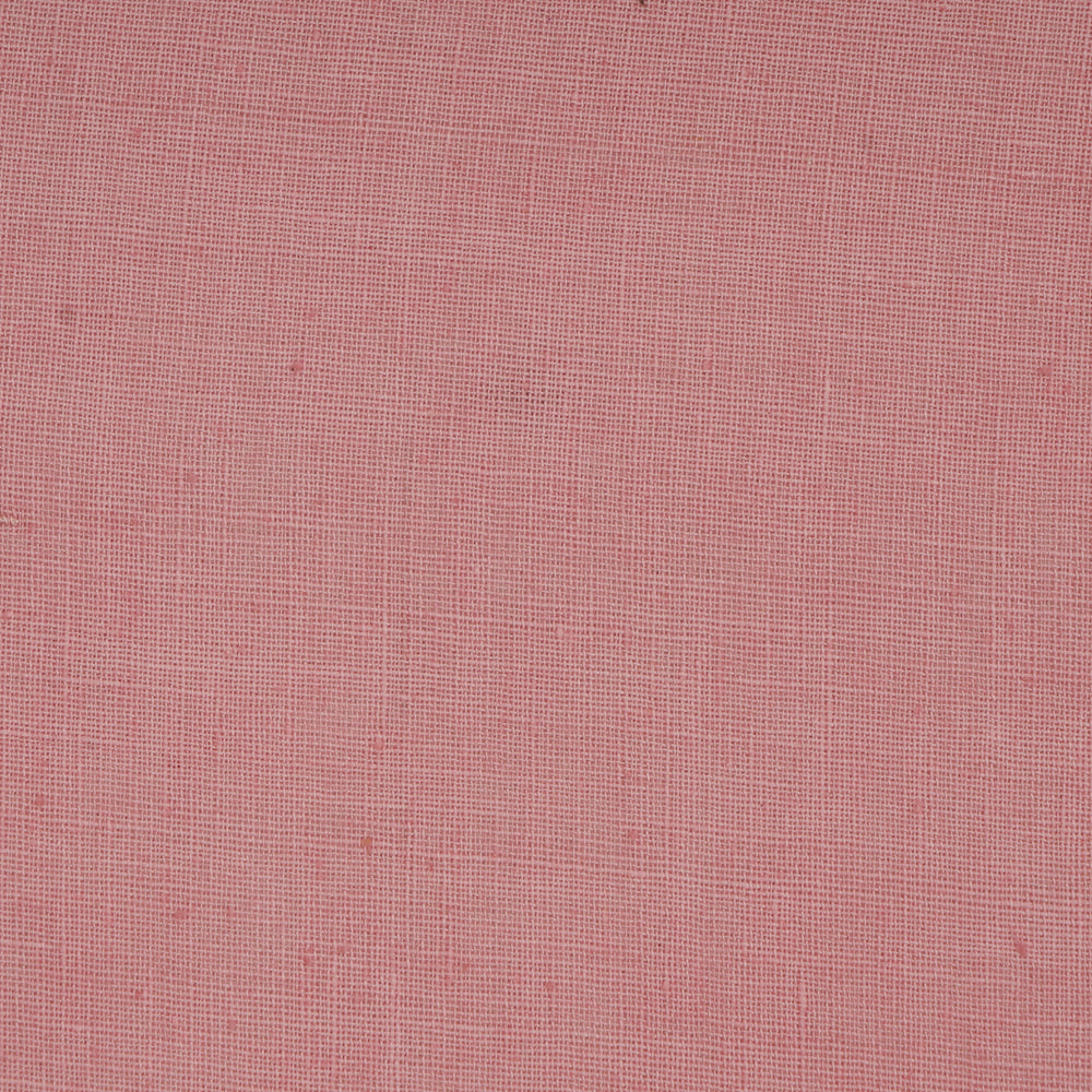 Light Pink Color Handwoven Handspun Cotton Fabric