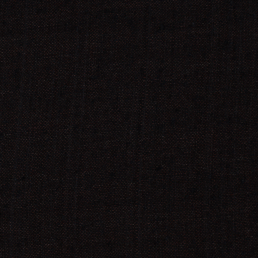 Black Color Handwoven Spun Matka Silk Fabric