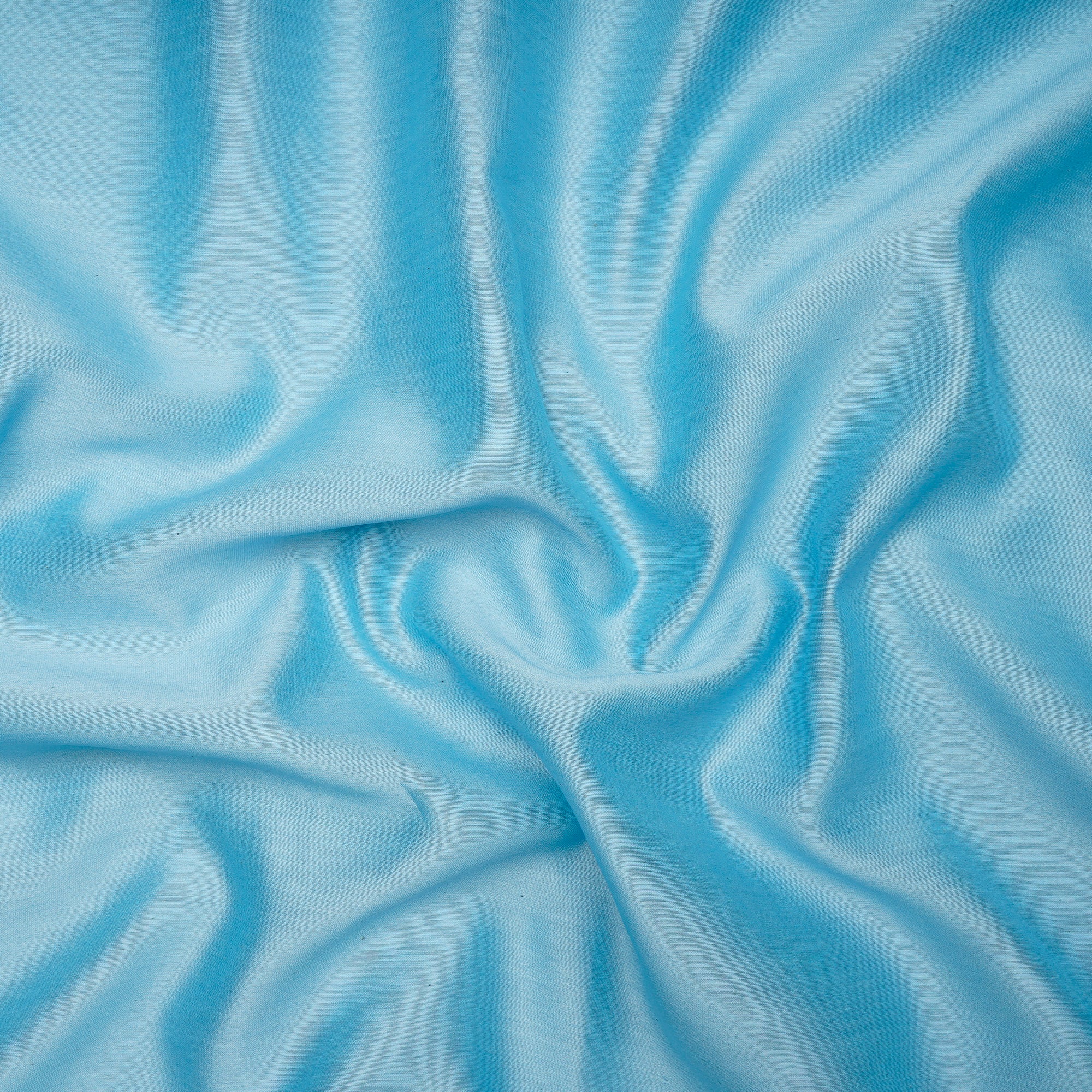 Sky BluePiece Dyed Pure Chanderi Fabric