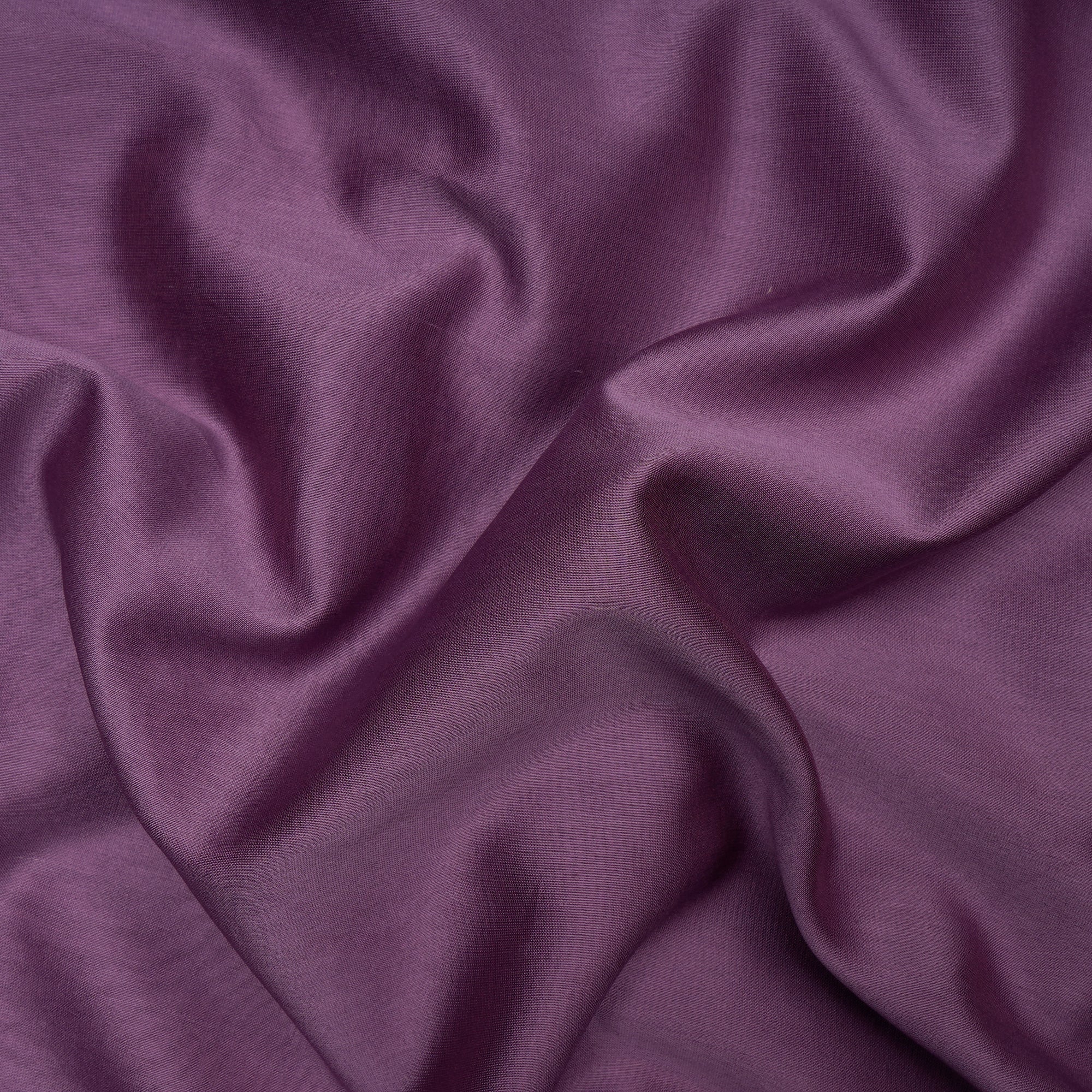 Lavender Piece Dyed Pure Chanderi Fabric