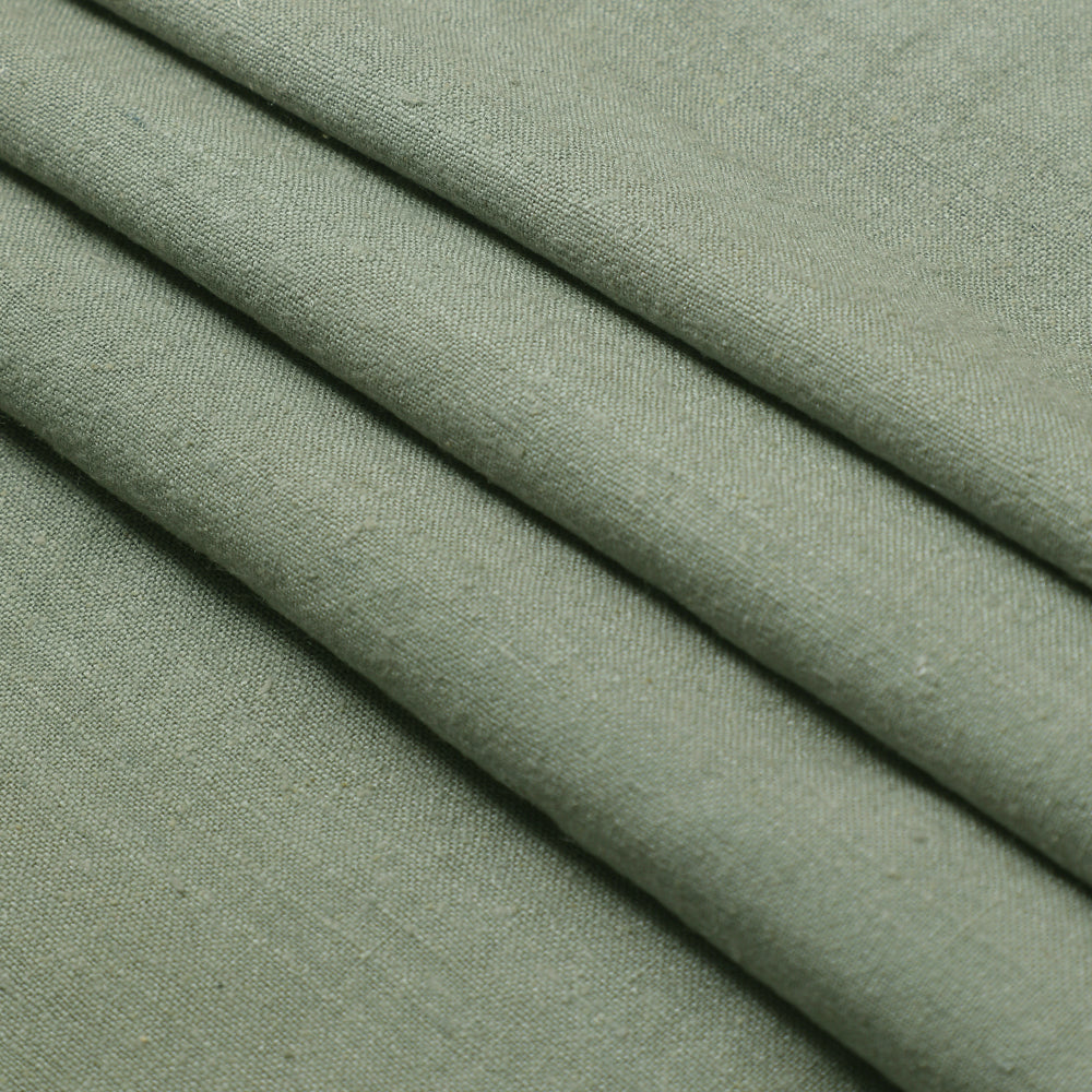 Grey Color Natural Matka Silk Fabric