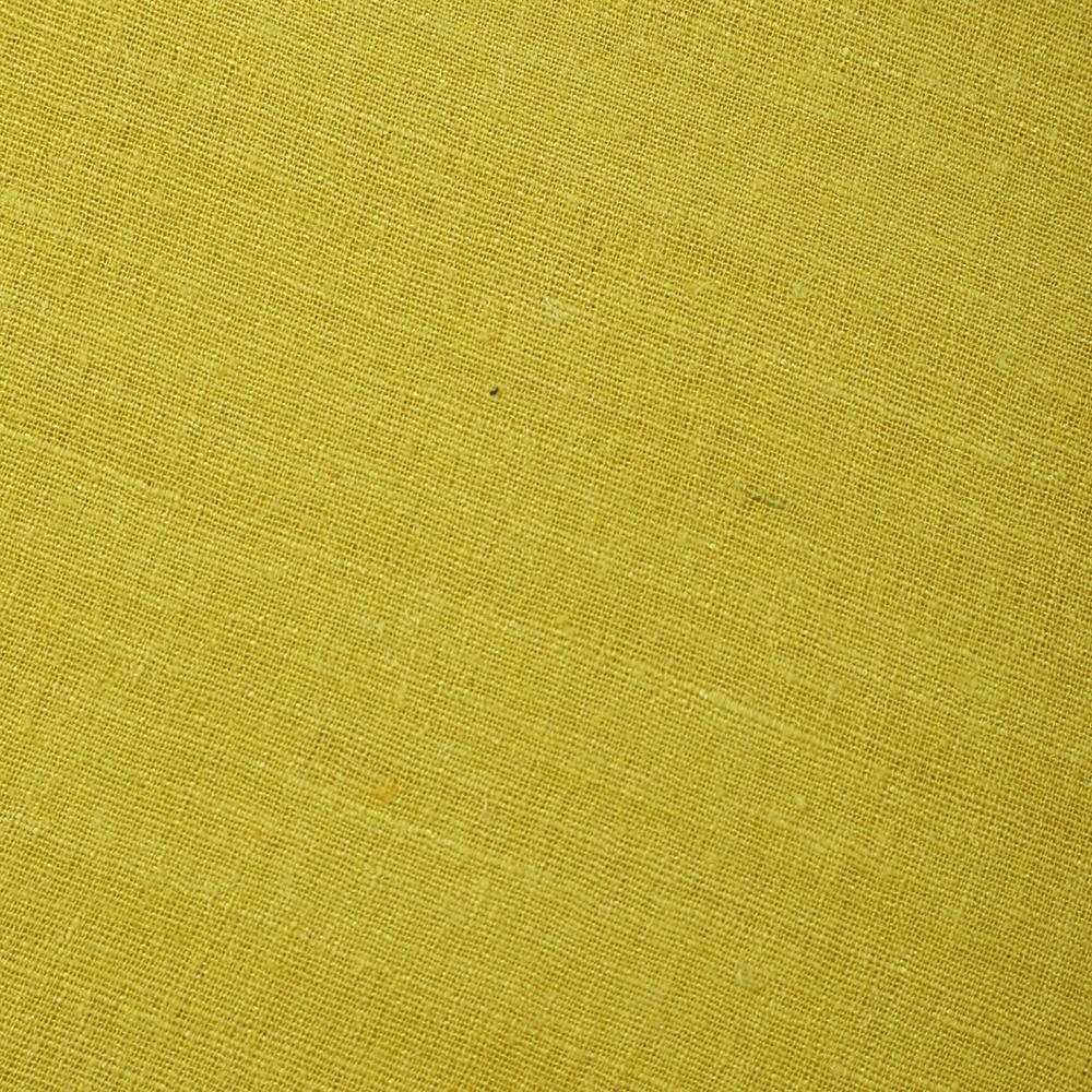 Yellow Color Natural Matka Silk Fabric