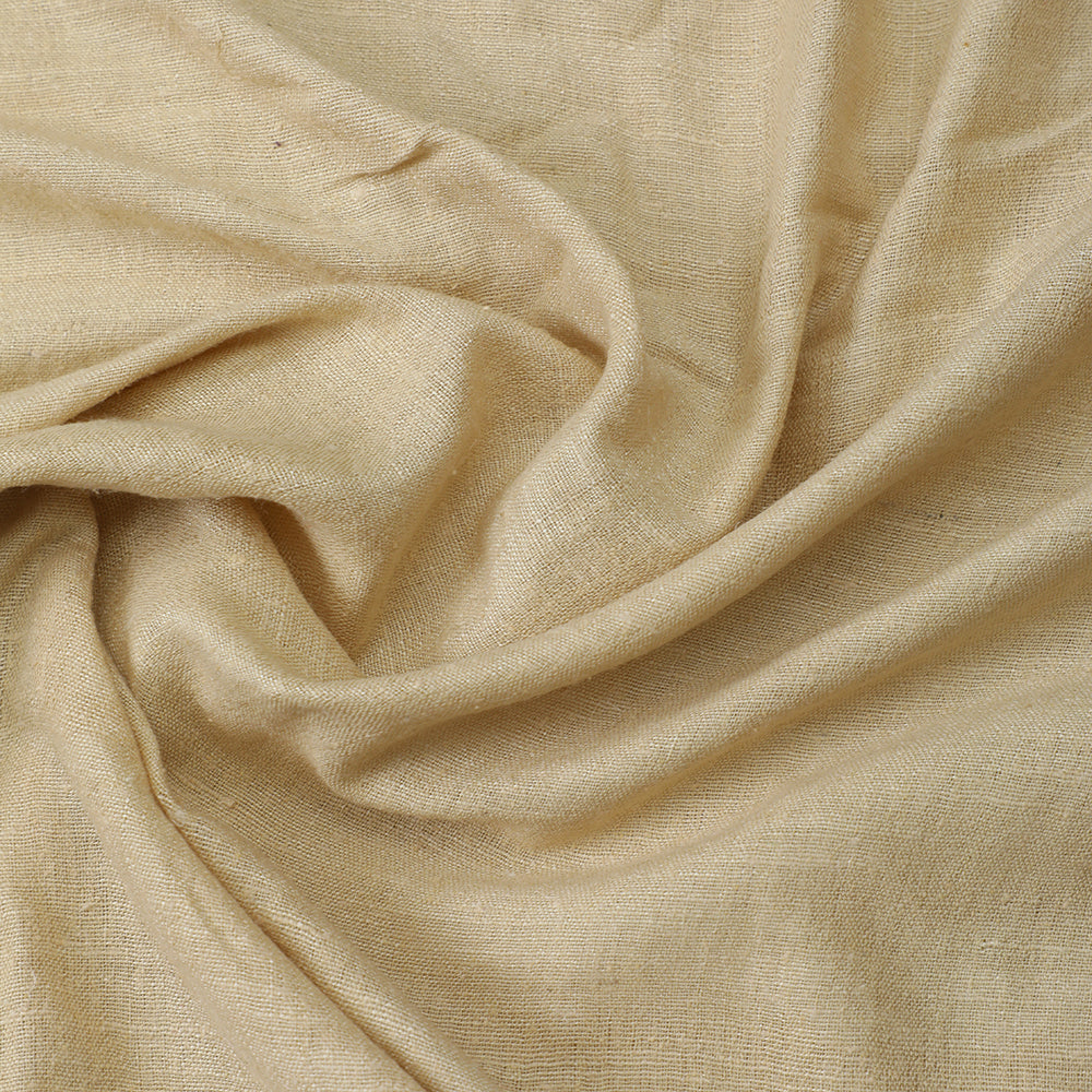 Cream Color Natural Matka Silk Fabric