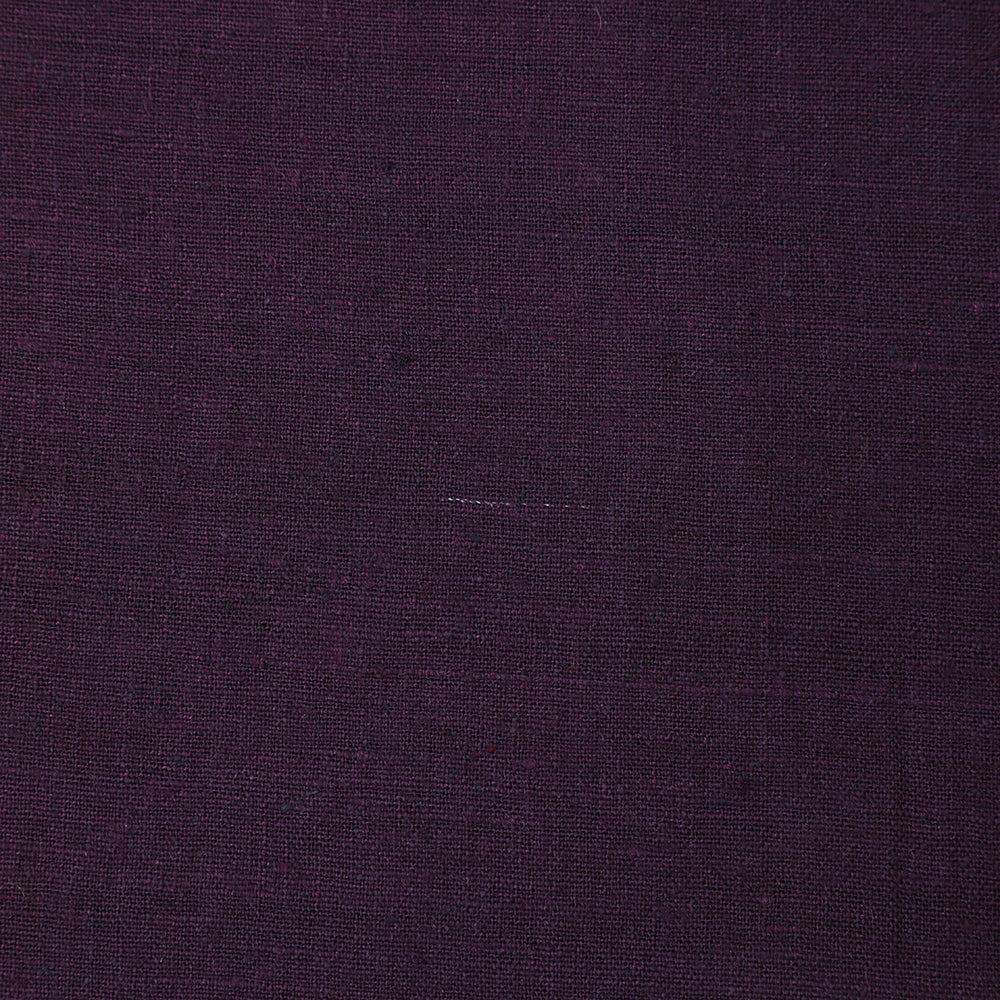 Dark Purple Color Natural Matka Silk Fabric