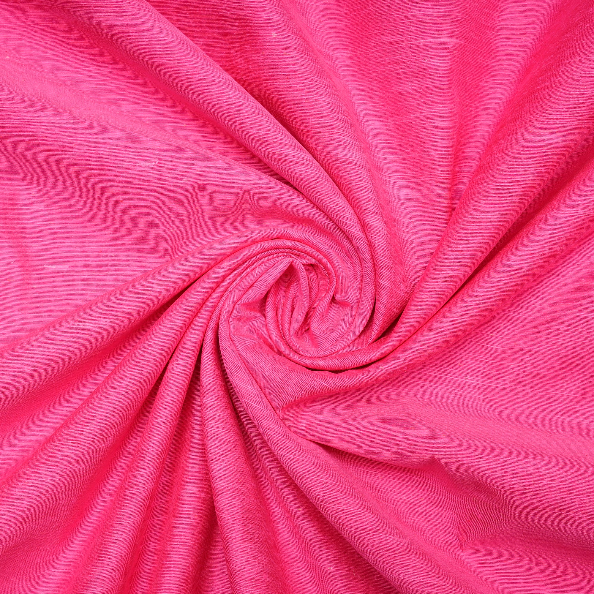 Light Pink Color Natural Noile Silk Fabric