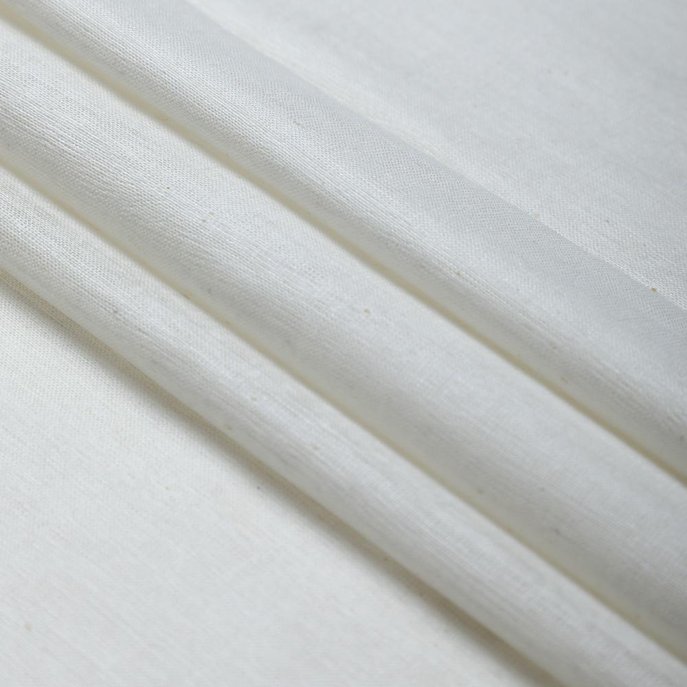 Off White Color Matka Silk Fabric