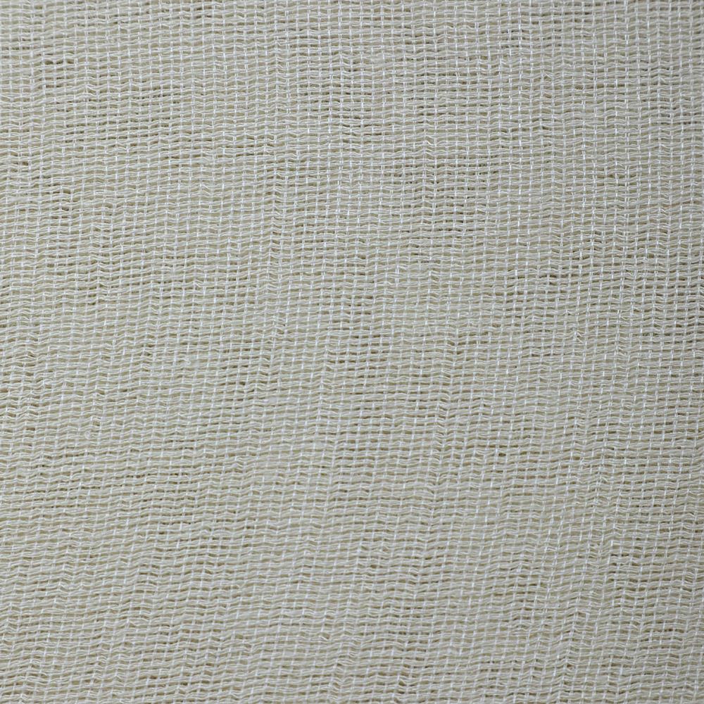 Cream Color Natural Muga Net Silk Fabric