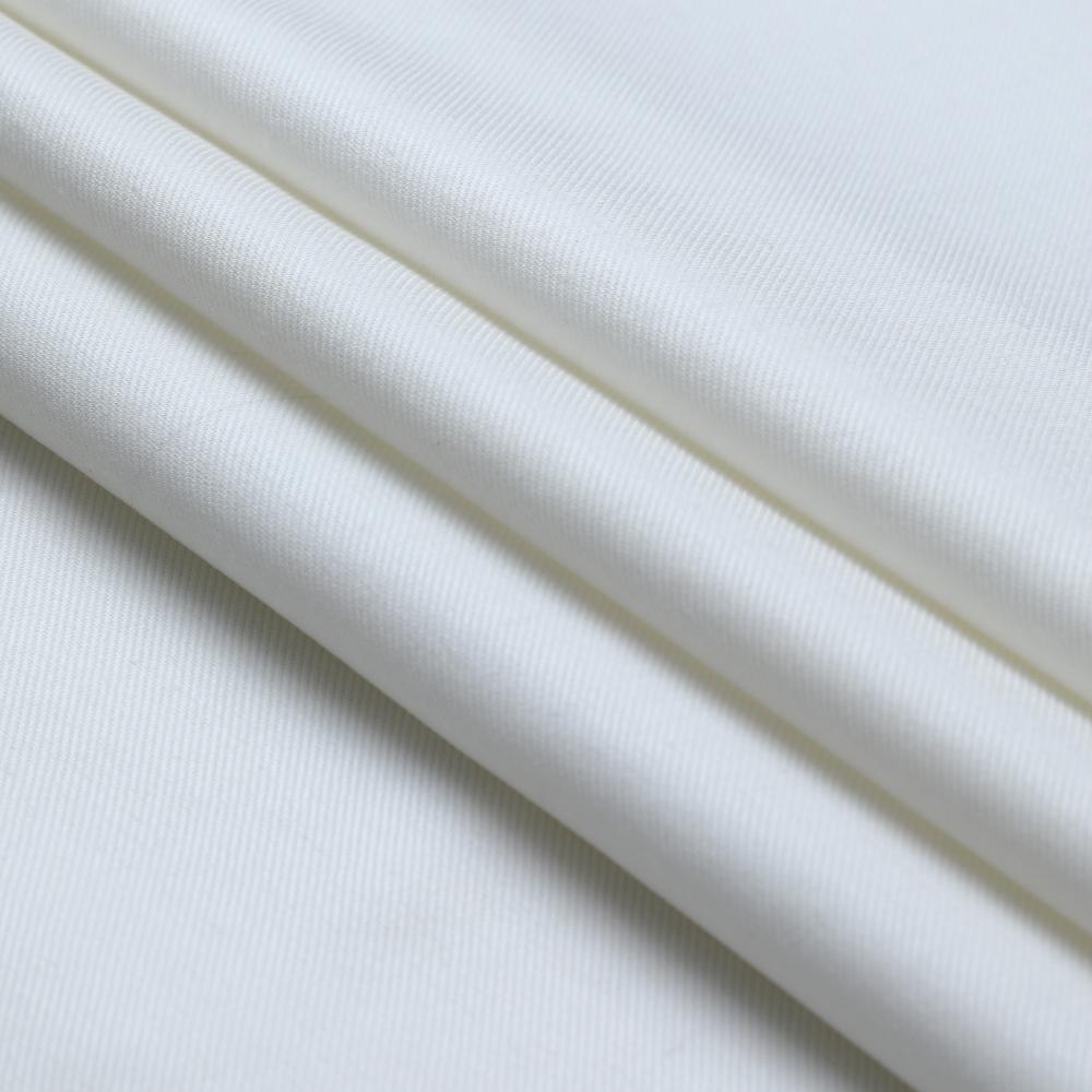 White Color Chanderi Satin Twill Fabric