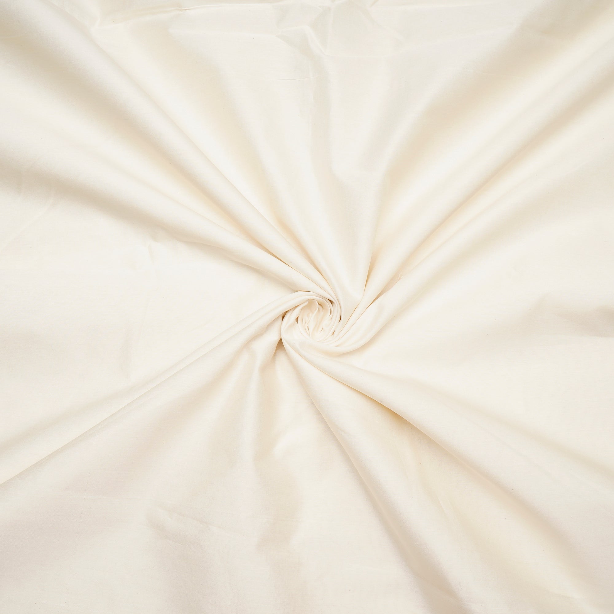 Cream Color 80 GLM Pure Chanderi Silk Dyeable Fabric