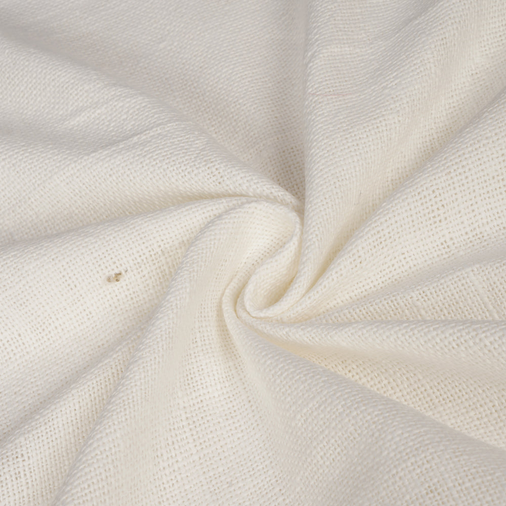 White Color Muslin Cotton Fabric