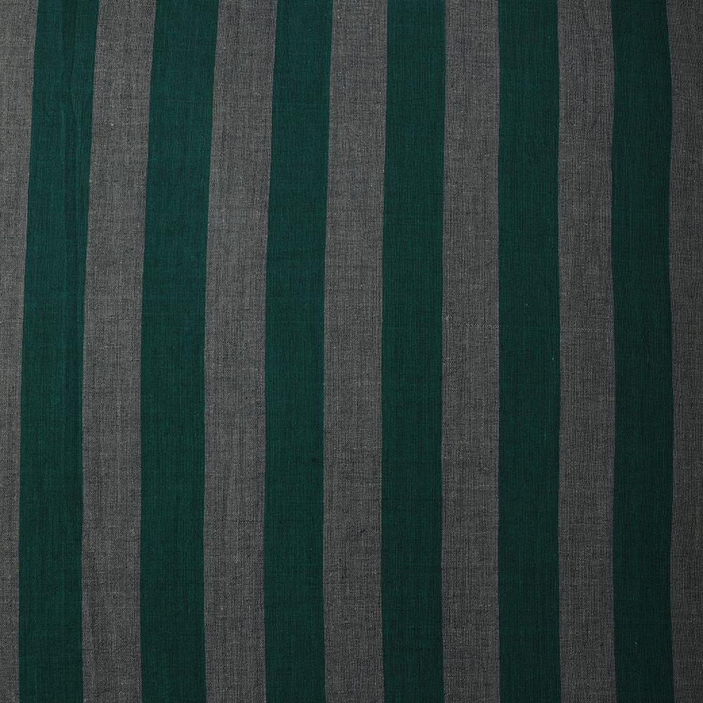 Green-Grey Color Yarn Dyed Cotton Muslin Fabric
