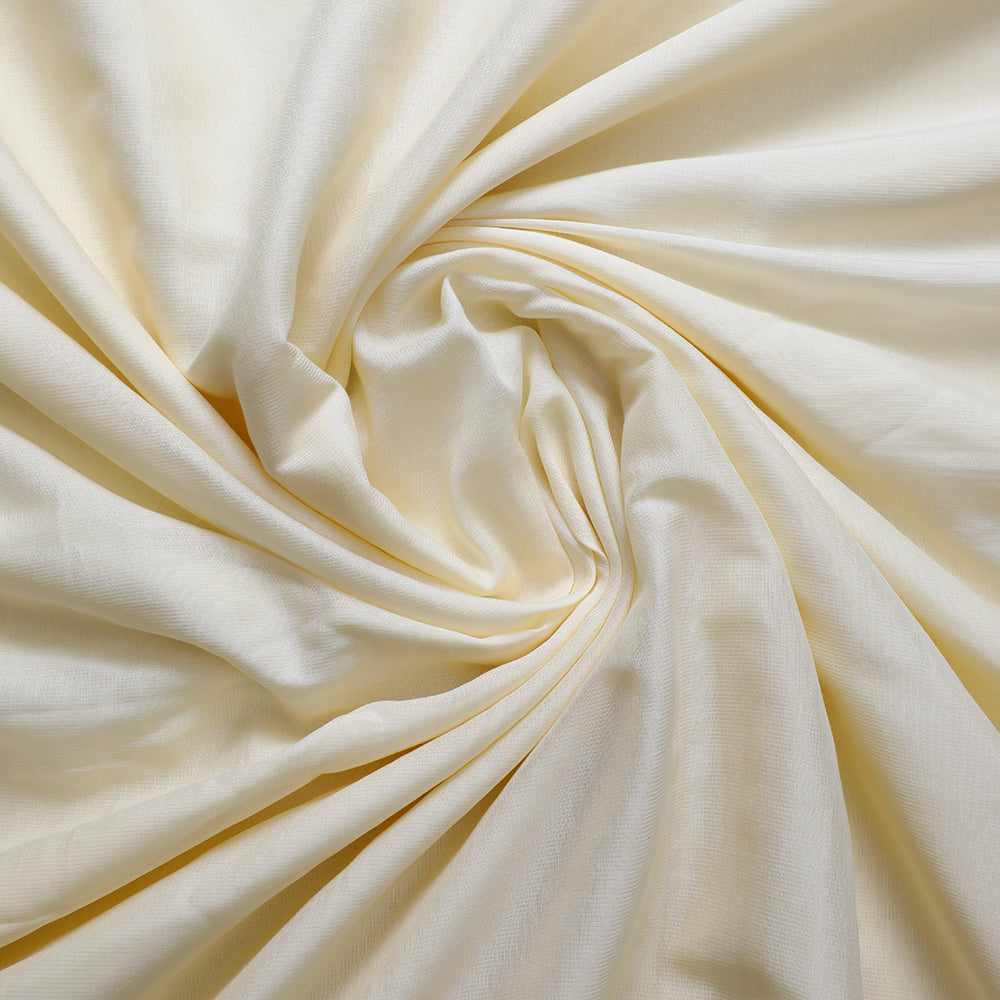 Cream Color Cotton Voile Fabric