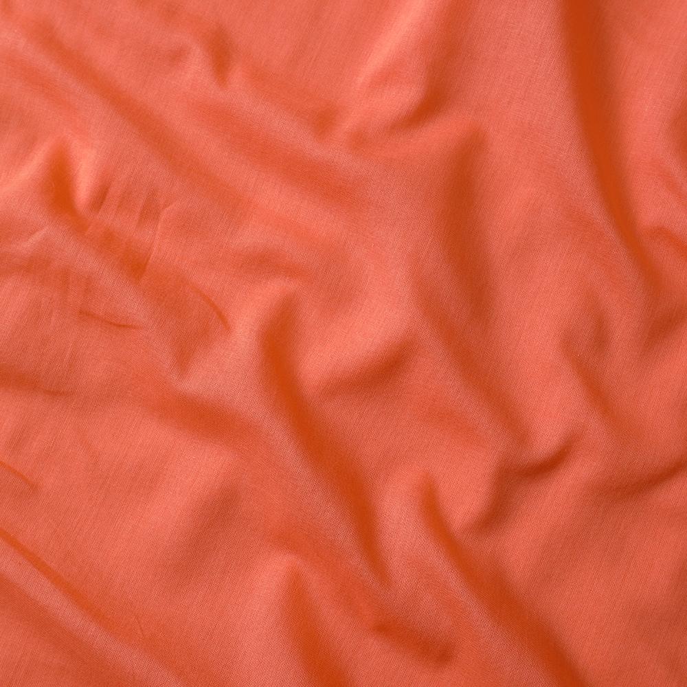 Peach Color Cotton Voile Fabric