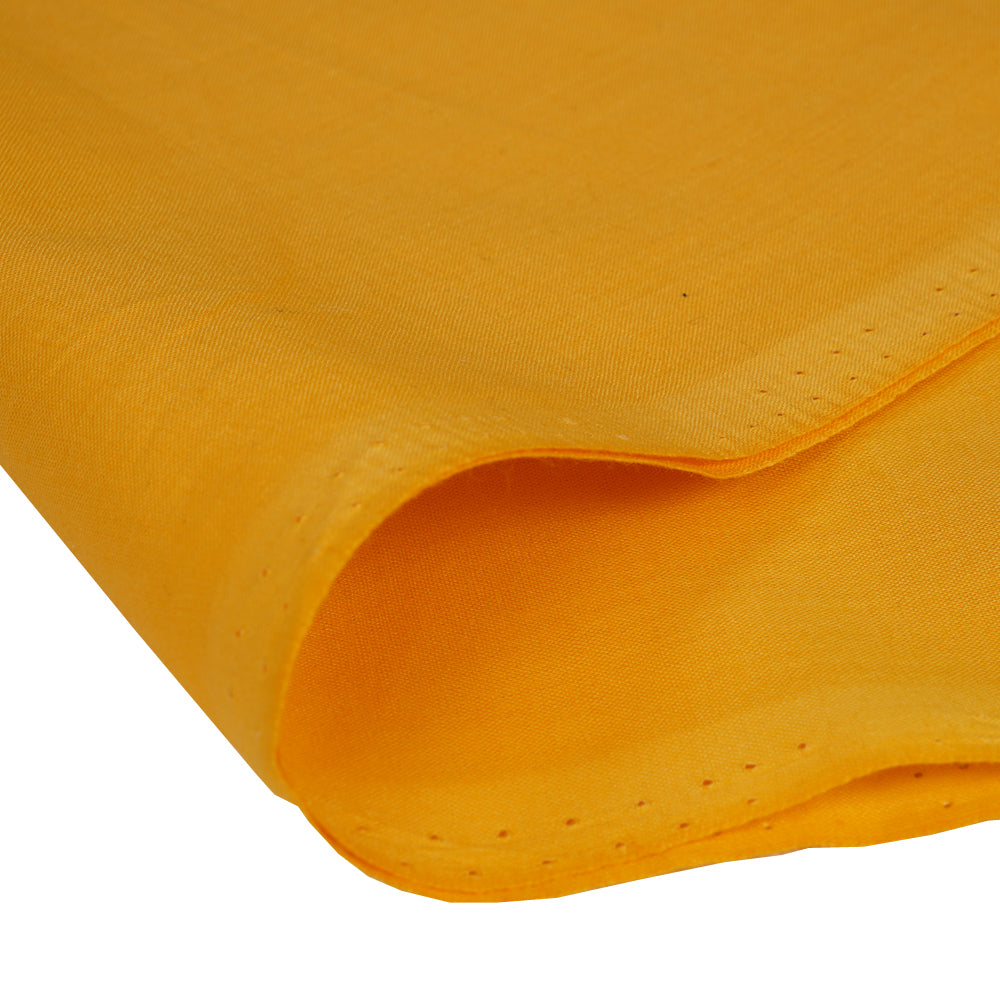 Dark Yellow Color Cotton Voile Fabric