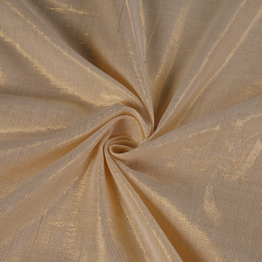 Golden Color Cotton Lurex Fabric