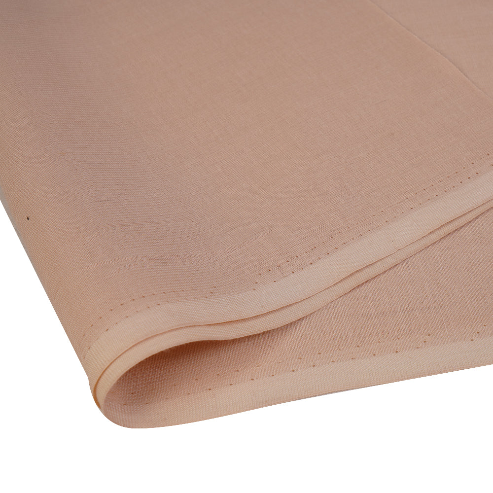 Peach Puff Color Viscose Terry Voile Fabric