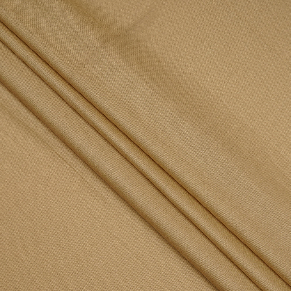 Beige Color Cotton Poplin Lycra Fabric