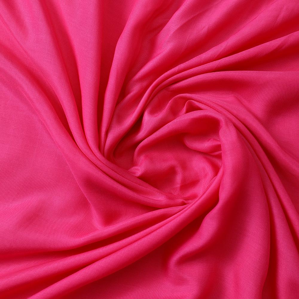 Pink Color Bemberg Modal Fabric