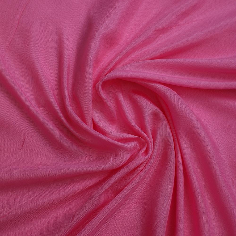 Flamingo Pink Color Bemberg Modal Fabric