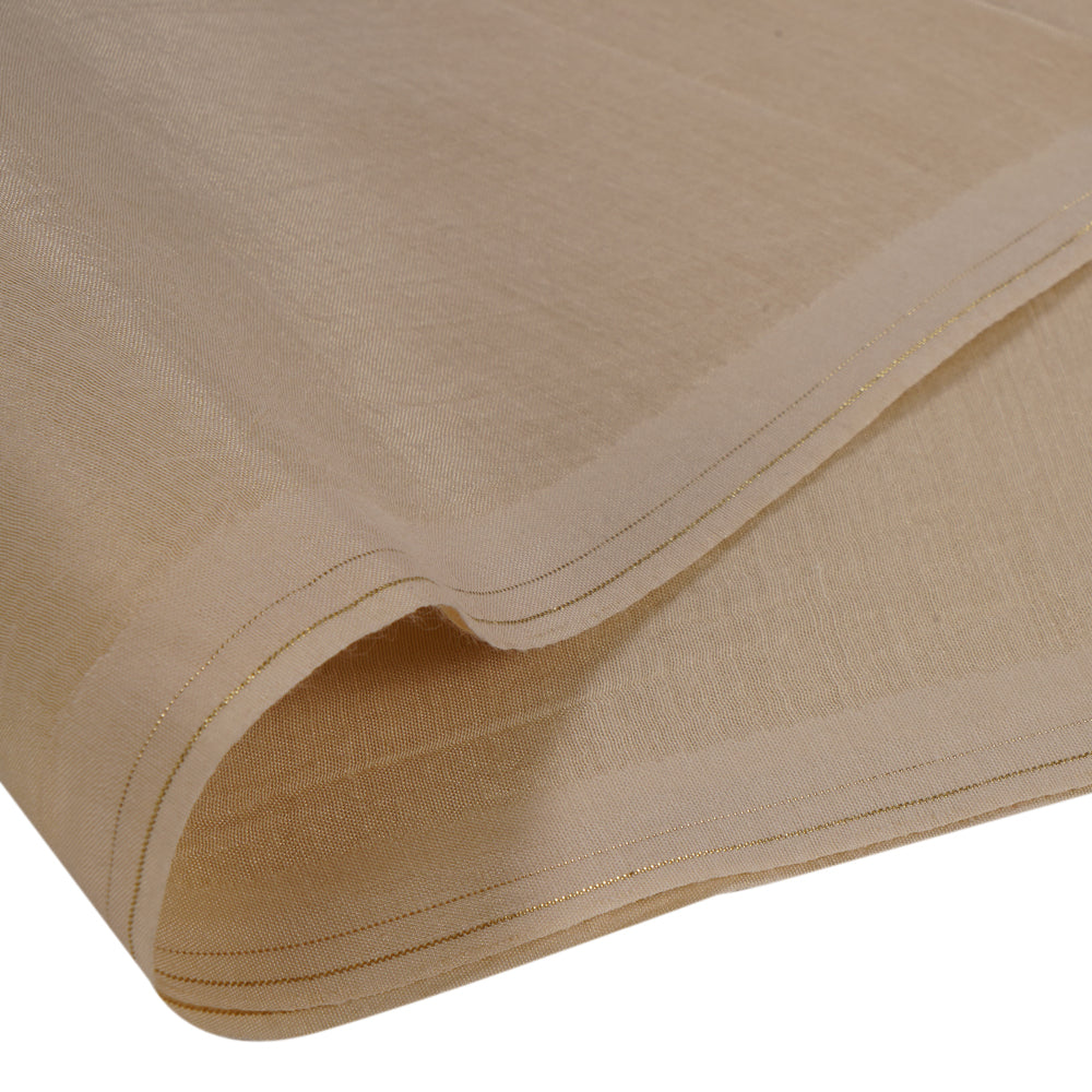 Cream Color Piece Dyed Bemberg Modal Fabric