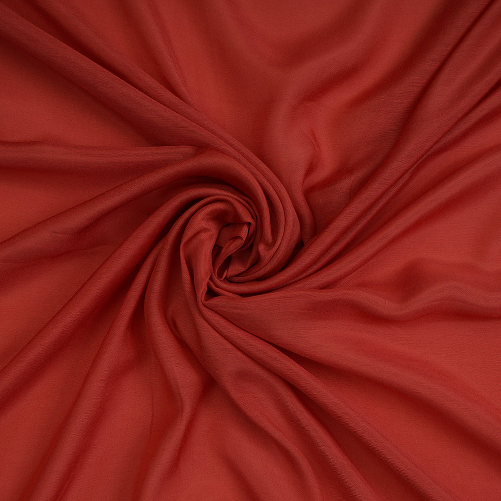 Persian Red Color Bemberg Modal Fabric
