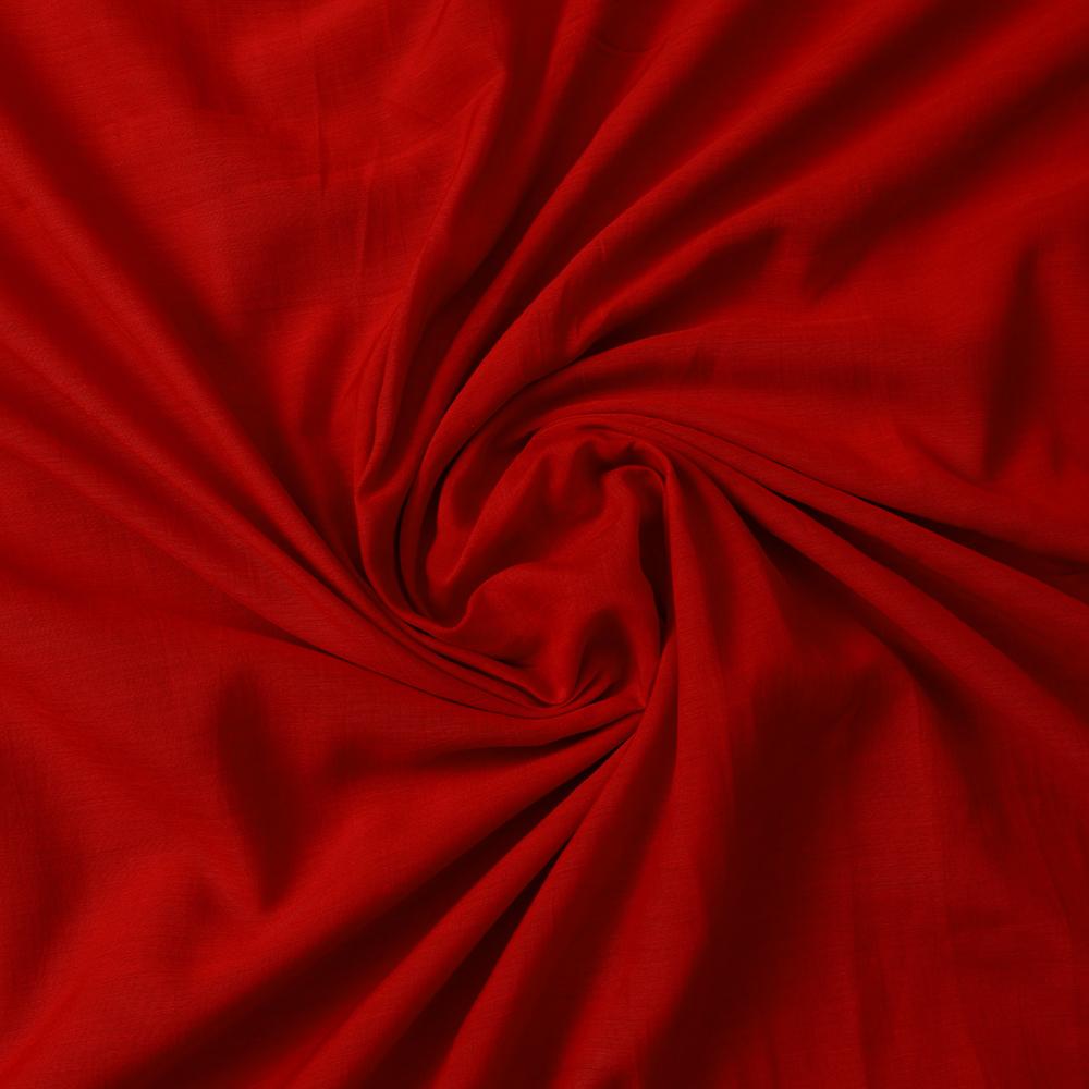Red Color Bemberg Modal Fabric