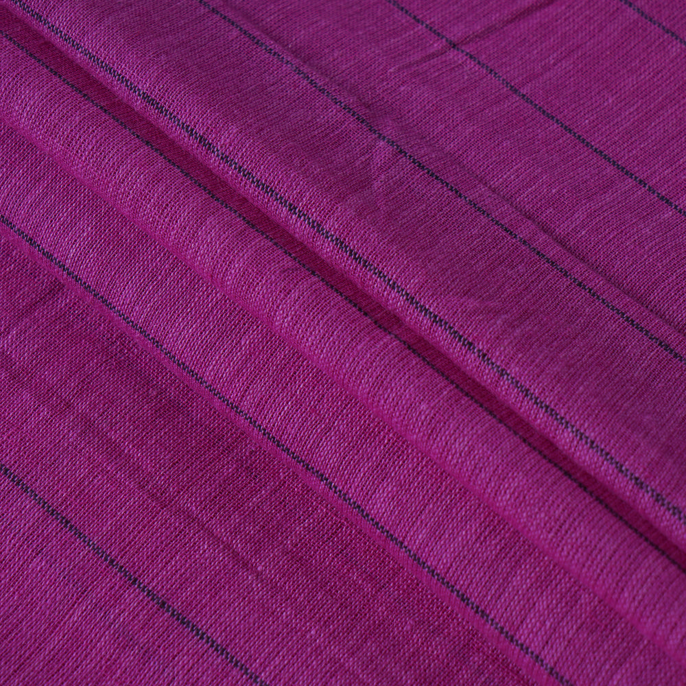 Pink Color Handloom Cotton Fabric