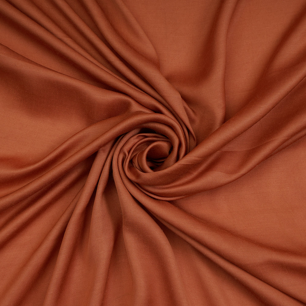 Salmon Color Bemberg Modal Satin Fabric