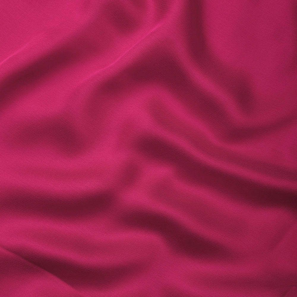 Fuchsia Color Modal Satin Bemberg Fabric