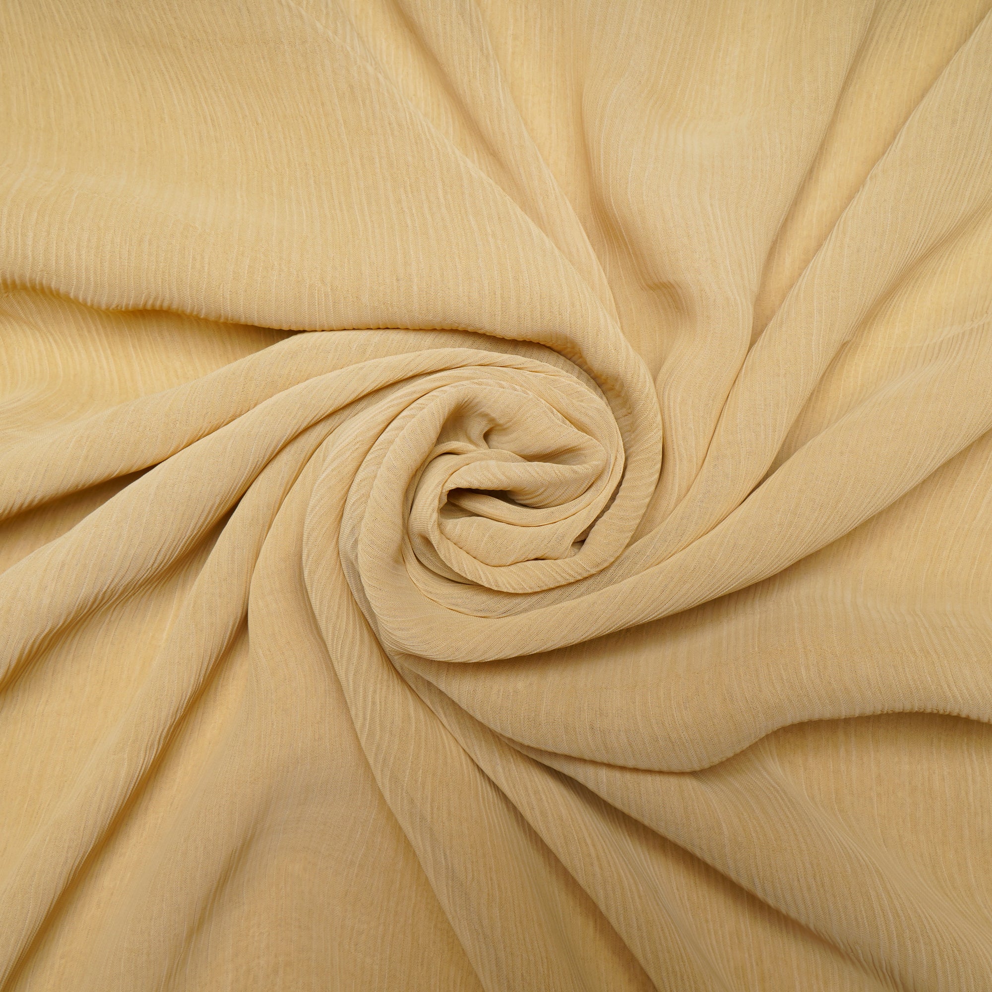 Blond Color Bemberg Chiffon Fabric