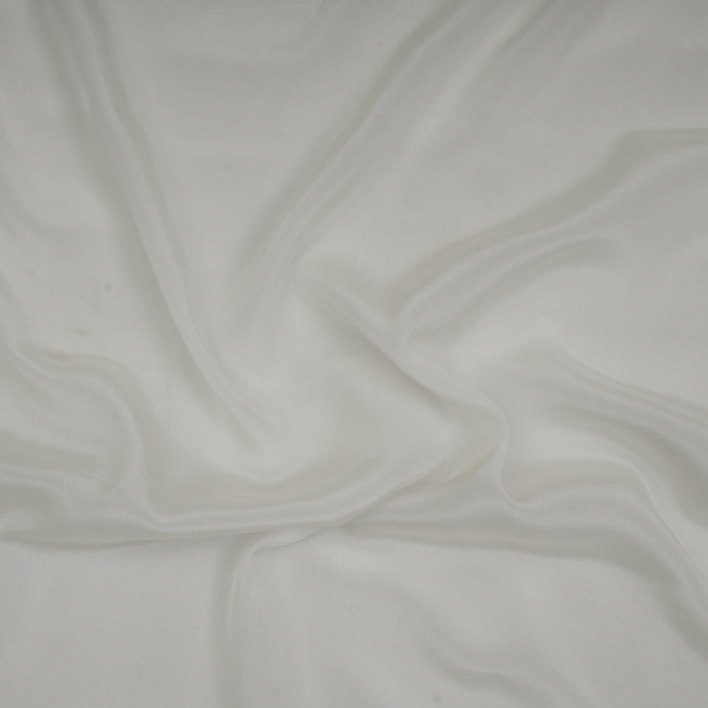 White Color Plain Bemberg Habotai Dyeable Fabric