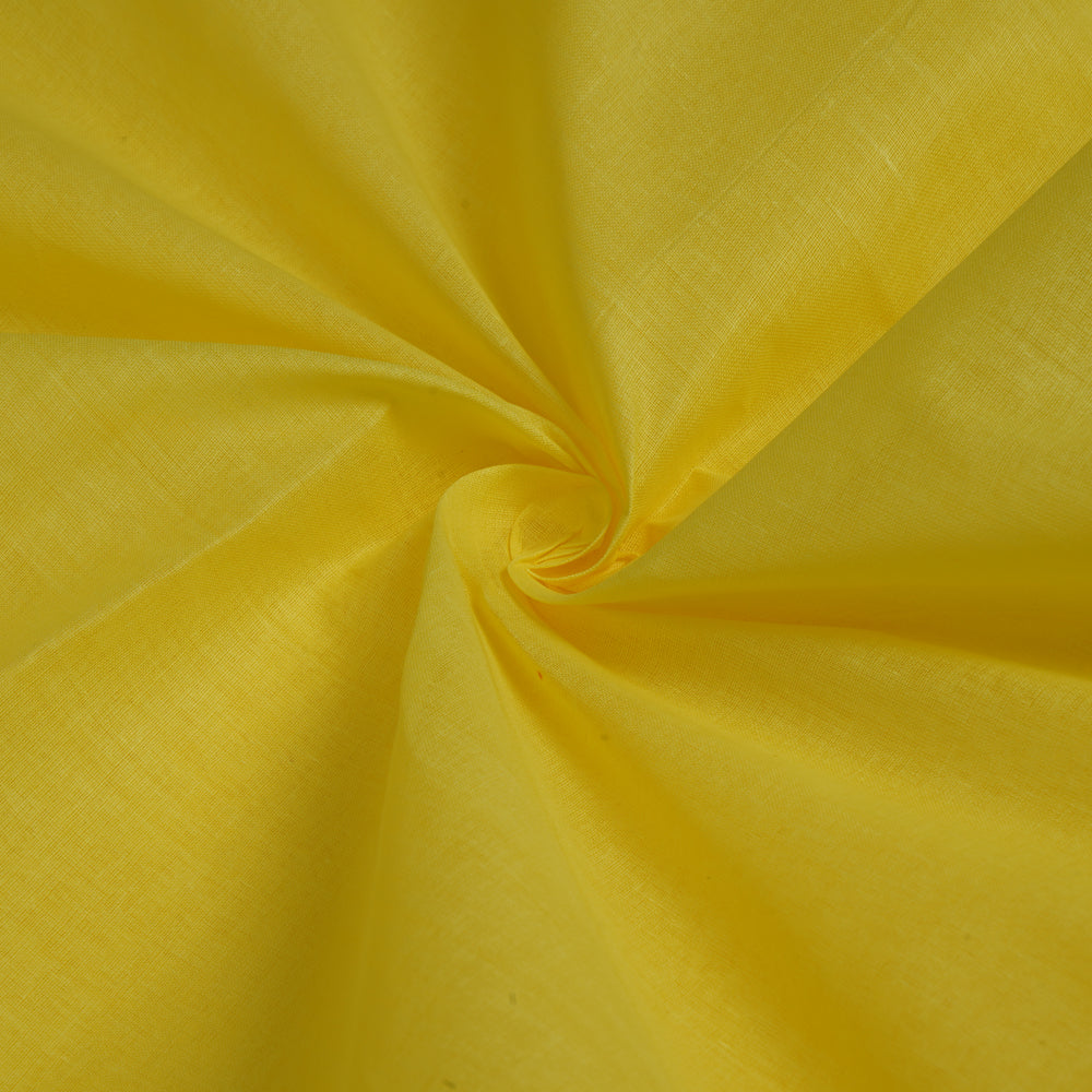 Yellow Color Cotton Organdy Fabric