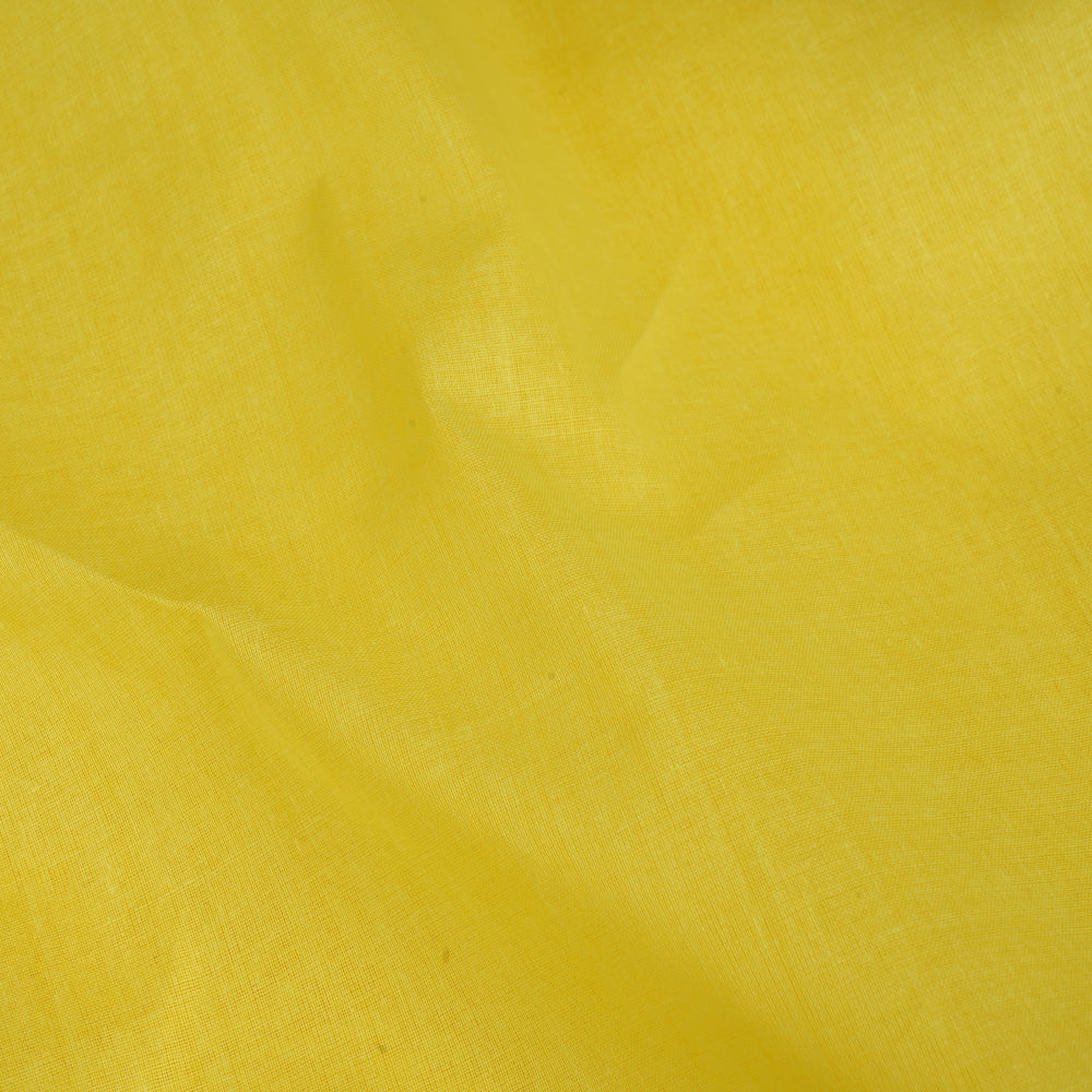 Yellow Color Cotton Organdy Fabric