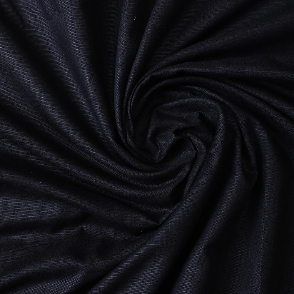 Black Color Cotton Linen Fabric