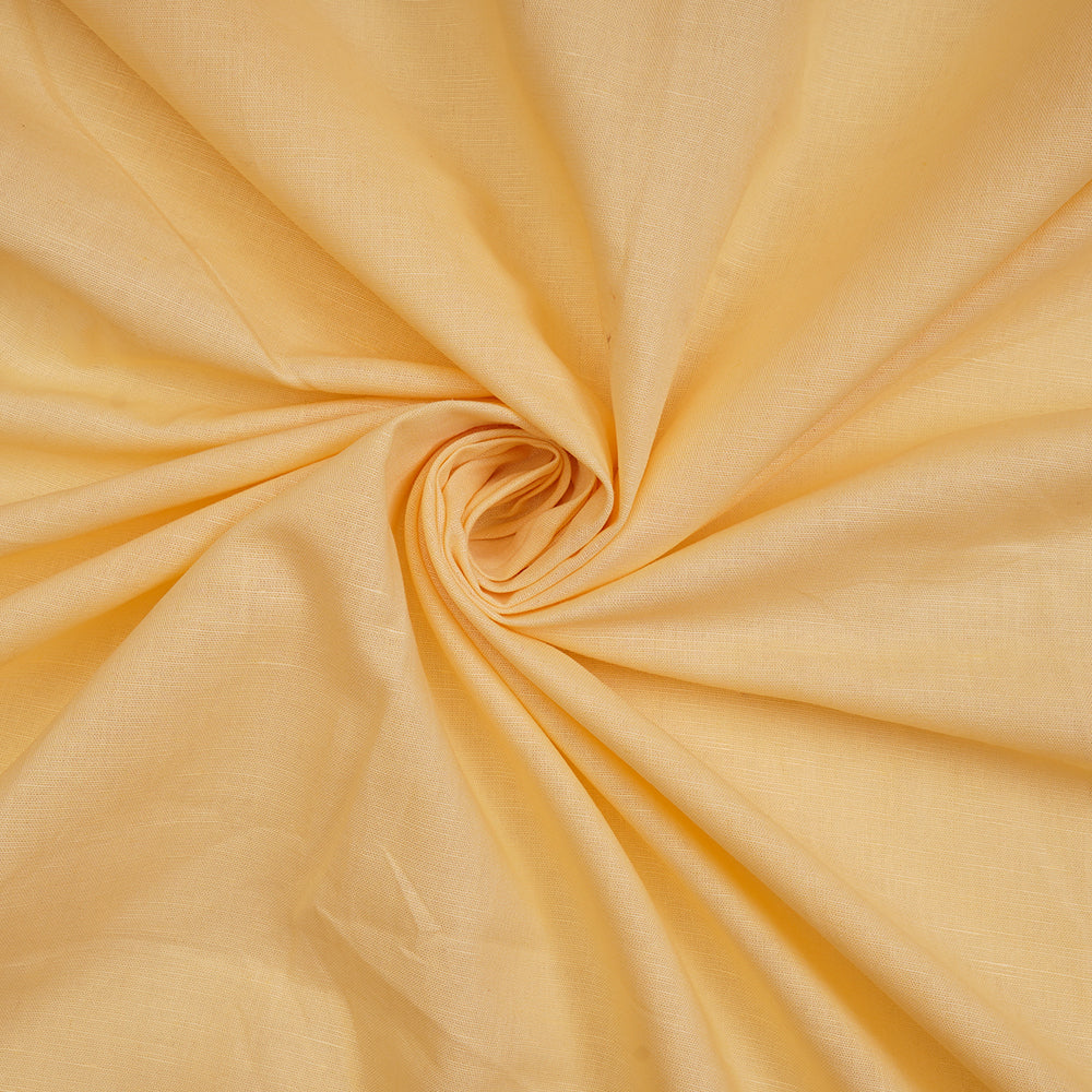 Light Yellow Color Cotton Linen Fabric