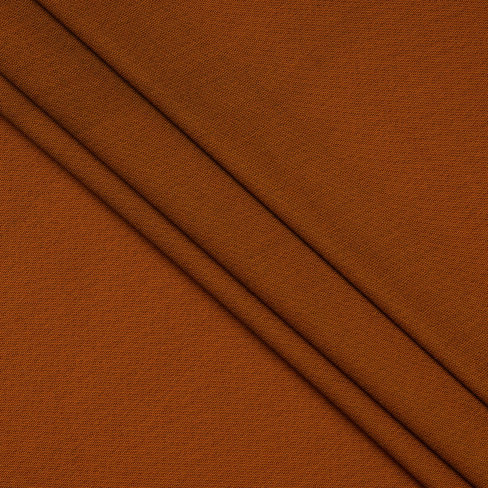 Brown-Mustard Color Polyester Jacquard Fabric