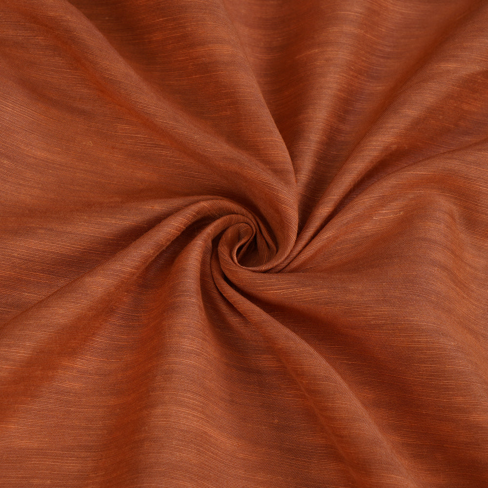 Light Brown Color Bemberg Linen Fabric
