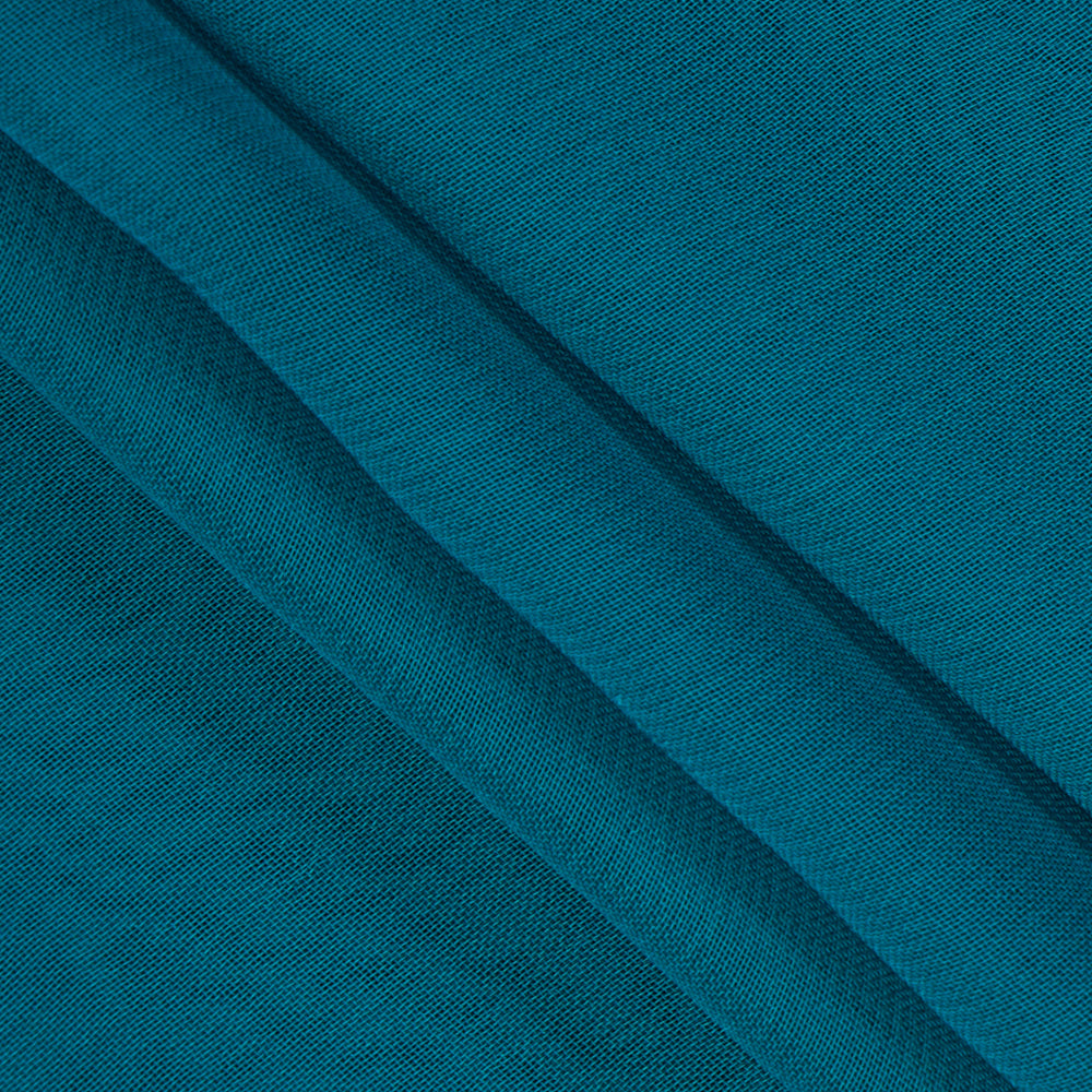 Blue Color Piece Dyed Viscose Georgette Fabric