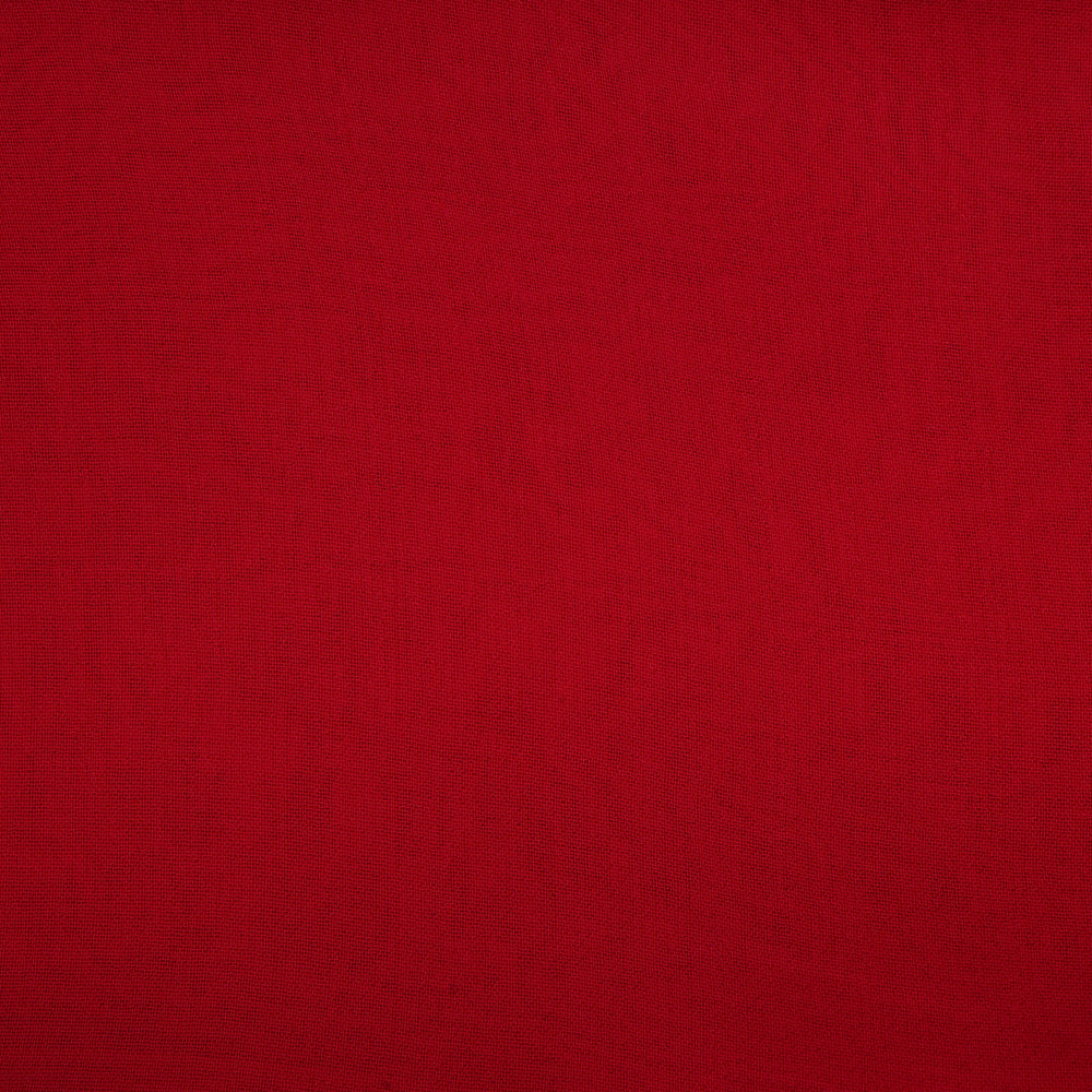 Red Color Piece Dyed Viscose Georgette Fabric