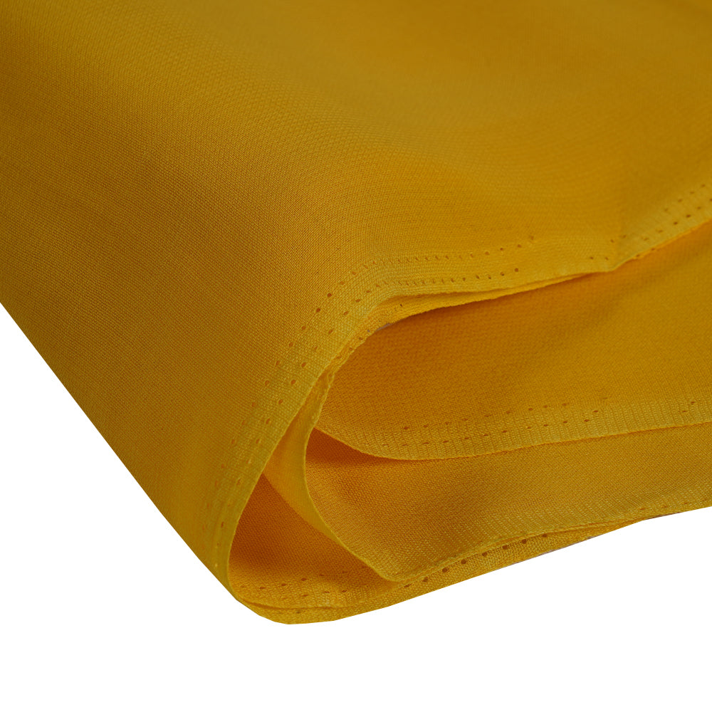Yellow Color Piece Dyed Viscose Georgette Fabric