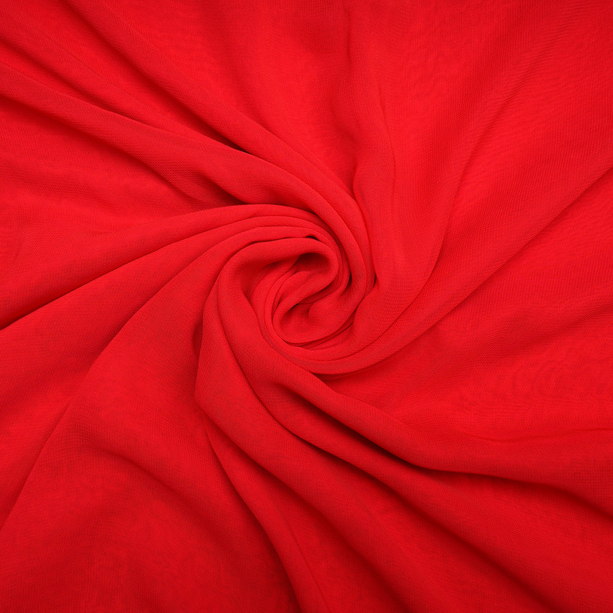 Hibiscus Piece Dyed Viscose Georgette Fabric