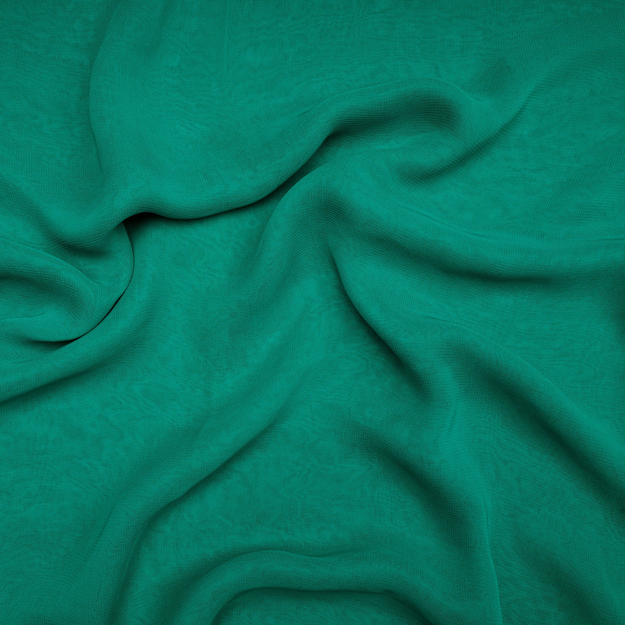 Green Color Piece Dyed Viscose Georgette Fabric